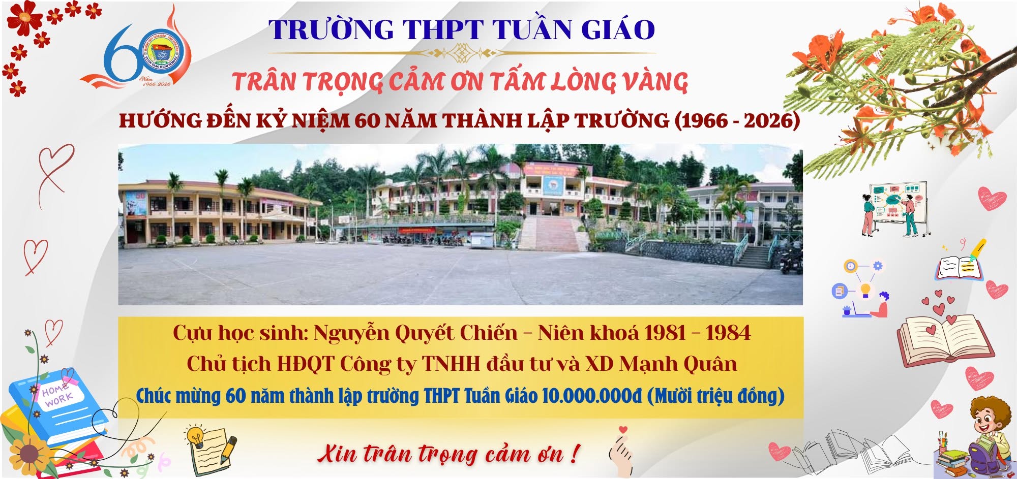 Thư cảm ơn - ủng hộ nhà trường nhân dịp kỷ niệm 60 năm thành lập trường (5)