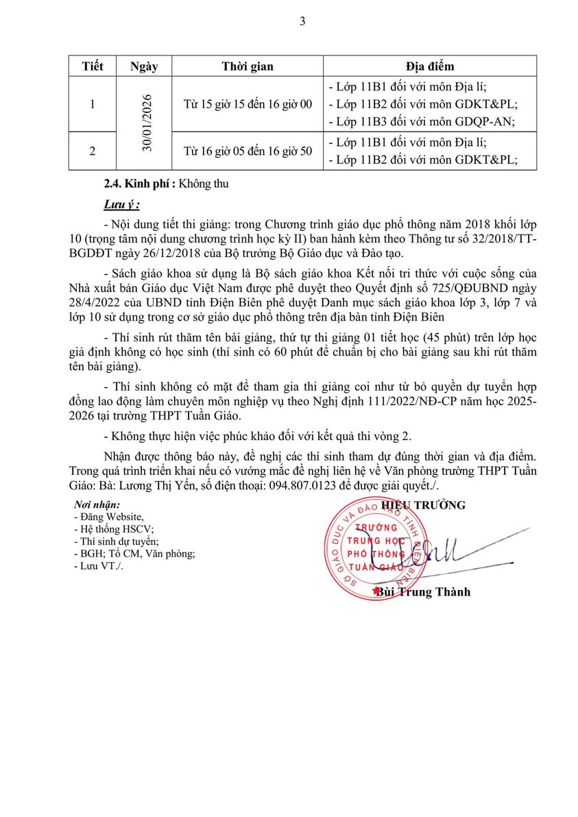 Thông báo danh sách thí sinh đủ điều kiện và triệu tập thí sinh tham dự vòng 2 tuyển dụng hợp đồng lao động làm chuyên…