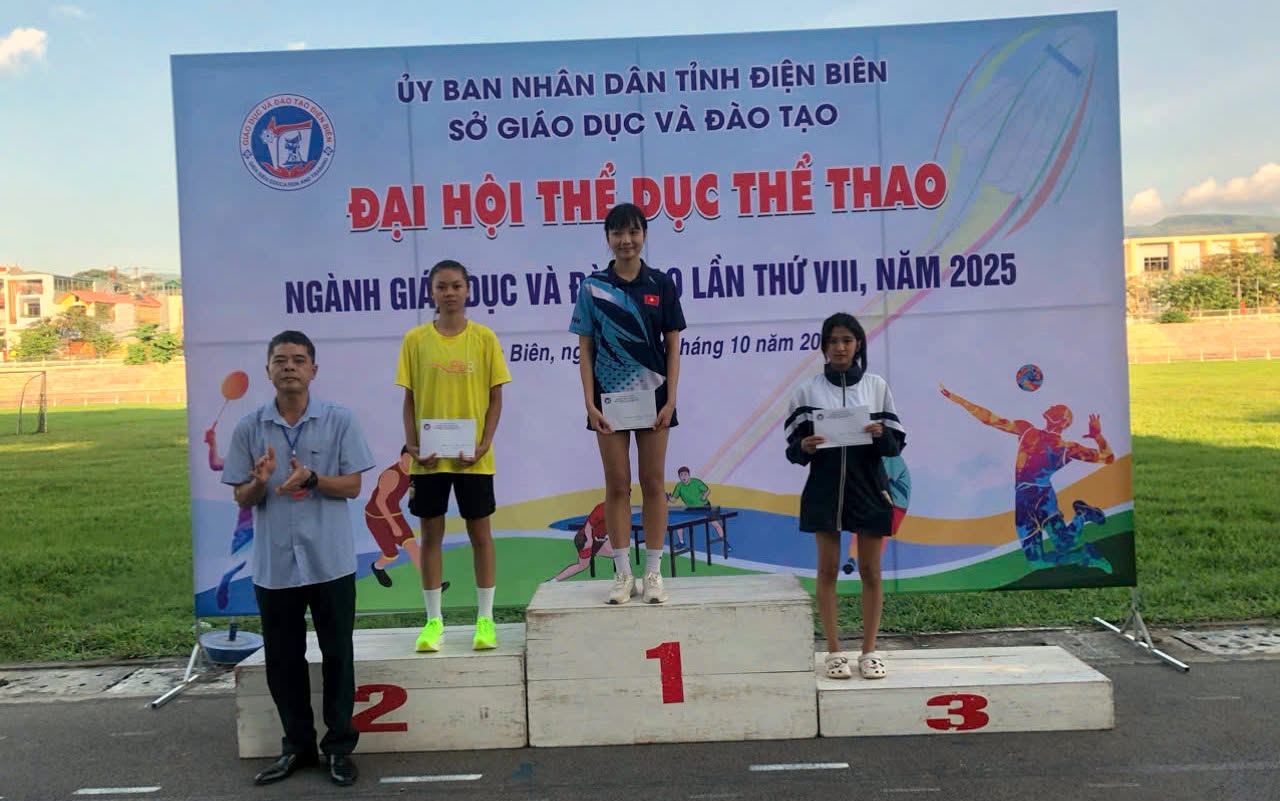 Chiều ngày 28/10/2025 ở nội dung nhảy cao nữ tại Đại hội TDTT ngành Giáo dục và Đào tạo tỉnh Điện Biên lần thứ VIII…