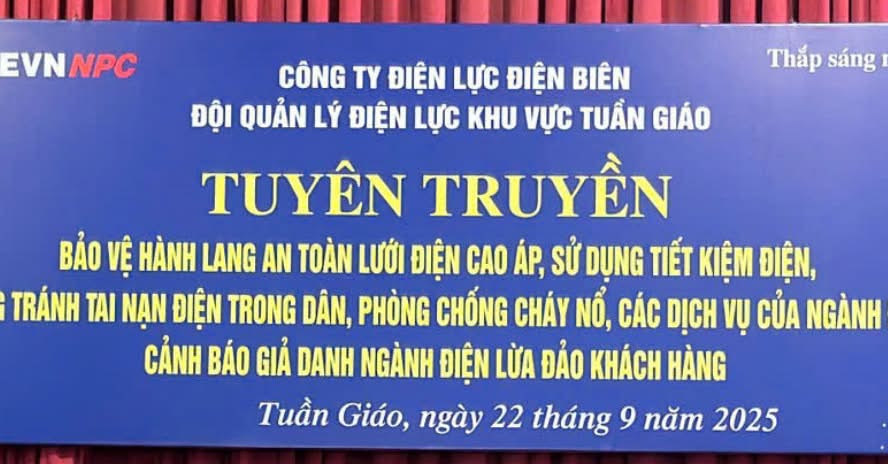 Nhà trường phối hợp cùng Đội quản lý Điện lực khu vực Tuần Giáo tổ chức tuyên truyền "Bảo vệ hành lang an toàn lưới…