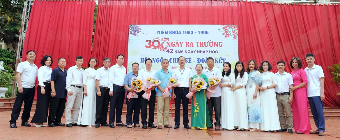 Thư cảm ơn - tập thể cựu học sinh niên khóa 1992 - 1995